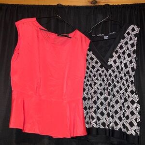 2 ladies dress shirts